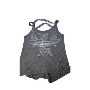 Harley Davidson Bling tank top with‎ aztec straps size medium